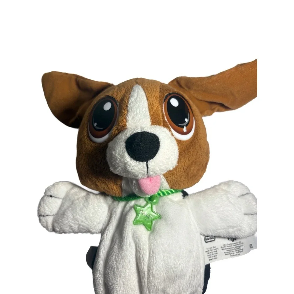 Little Tikes Rescue Tales Cuddly Pup‎ Beagle Stuffed Plush Pet Toy Heating Pack